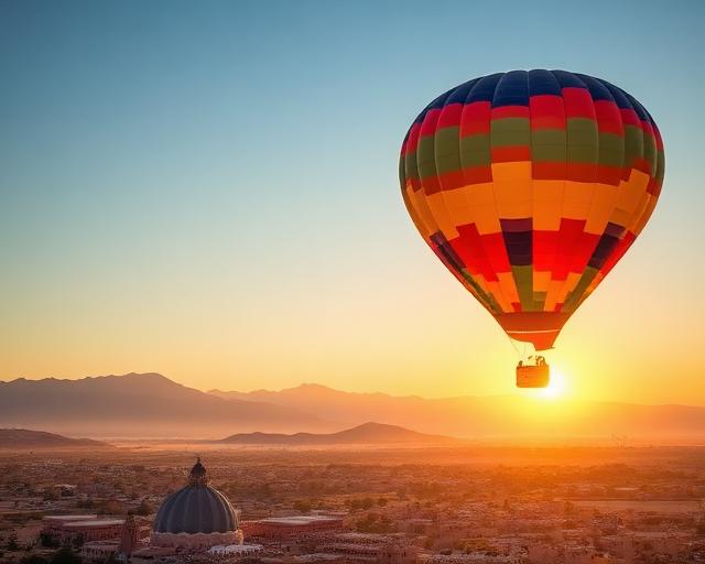 Montgolfière avec transfert
