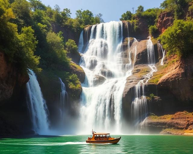 Ouzoud avec tour en bateau