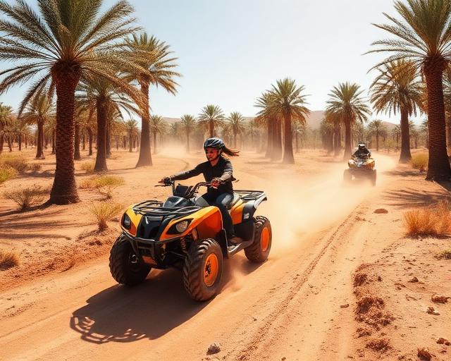 Quad dans la Palmeraie